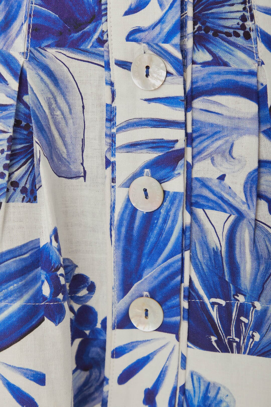 Robe courte écossaise à carreaux en lin - Bleu