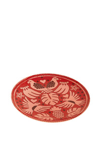 Go Tropical plate - Red