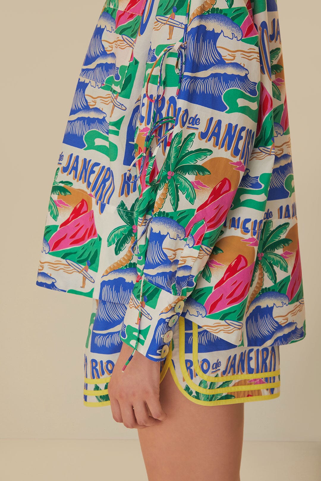 DJV_Carioca Posters Off White Chemises & Blouses - Carioca Posters Off White