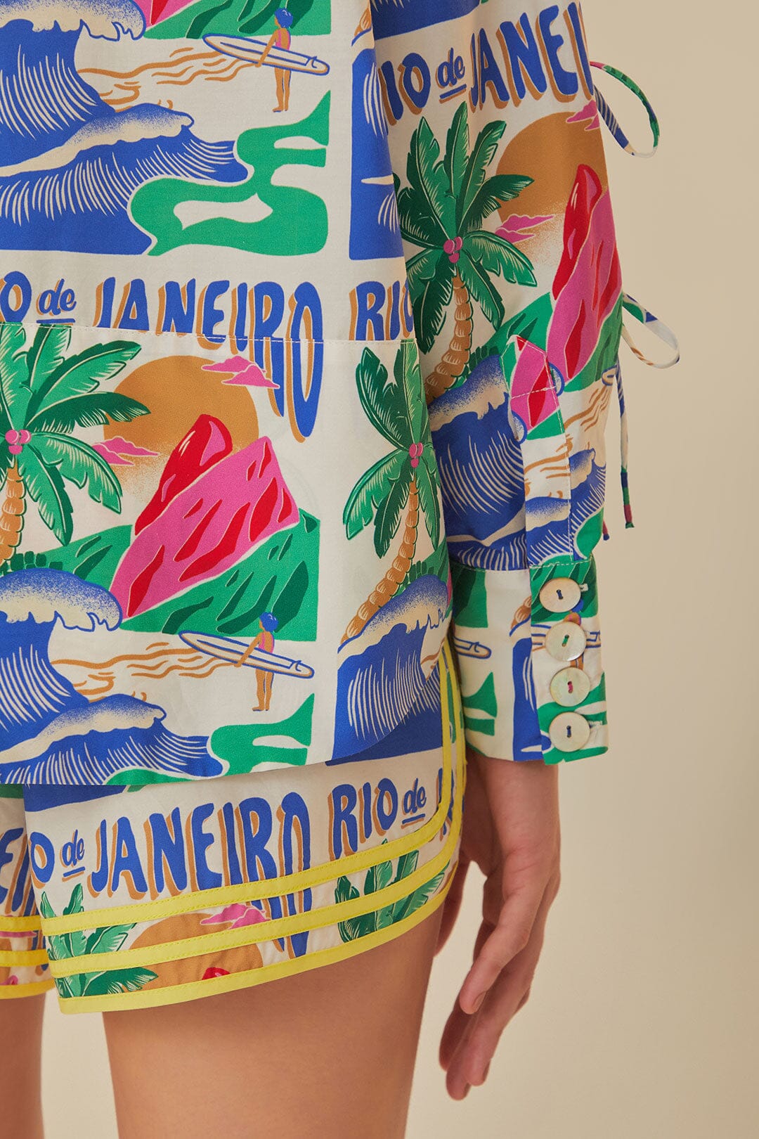 DJV_Carioca Posters Off White Chemises & Blouses - Carioca Posters Off White