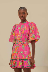 NEW_Delicate Fruit Garden Pink Robes courtes - Delicate Fruit Garden Pink