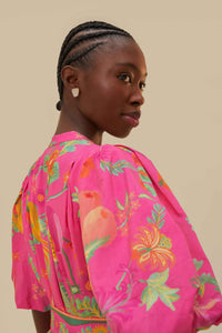 NEW_Delicate Fruit Garden Pink Robes courtes - Delicate Fruit Garden Pink