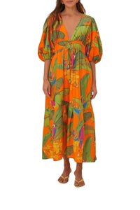 DJV_Fresh Macaws Orange Robes longues - Fresh Macaws Orange
