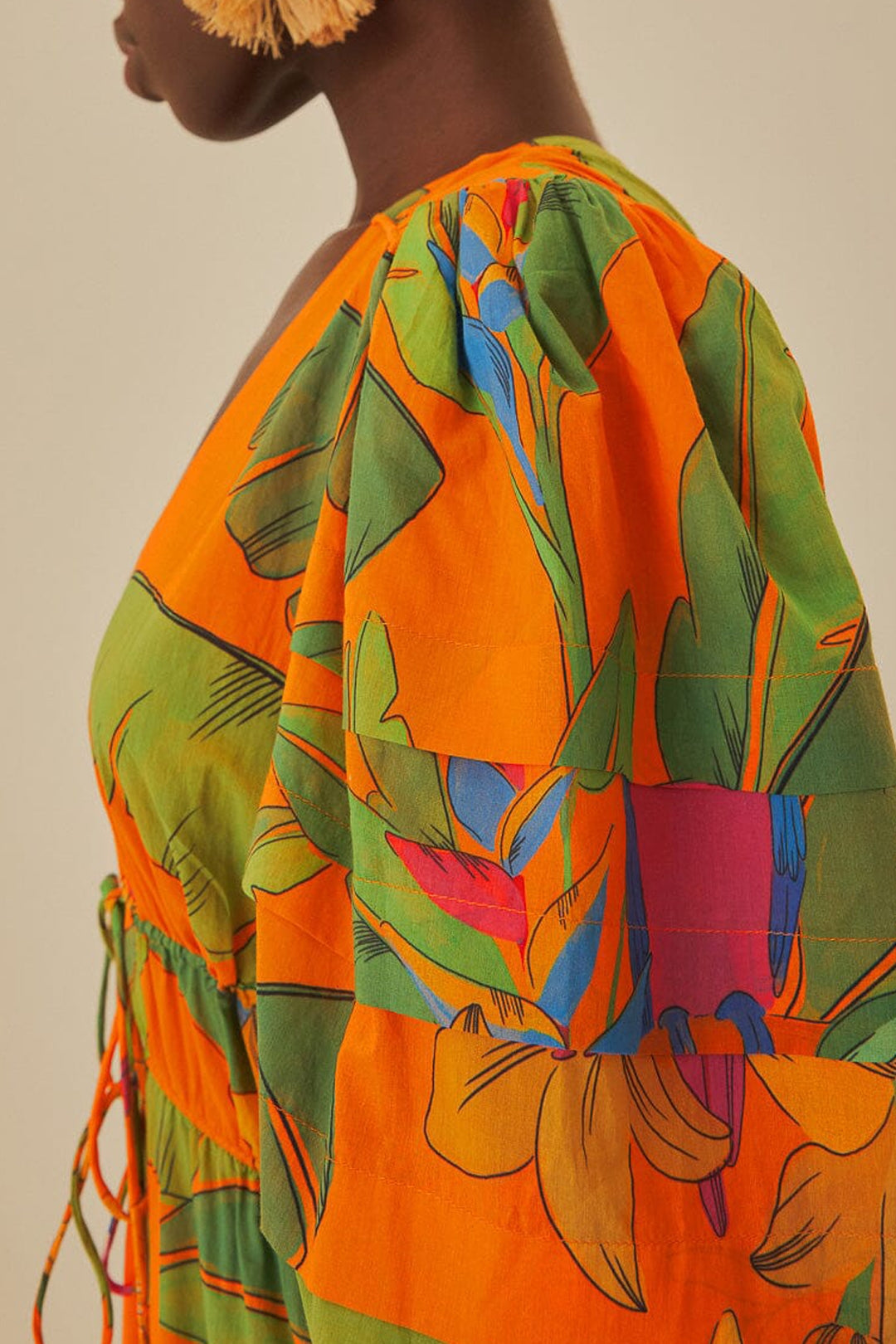 DJV_Fresh Macaws Orange Robes longues - Fresh Macaws Orange