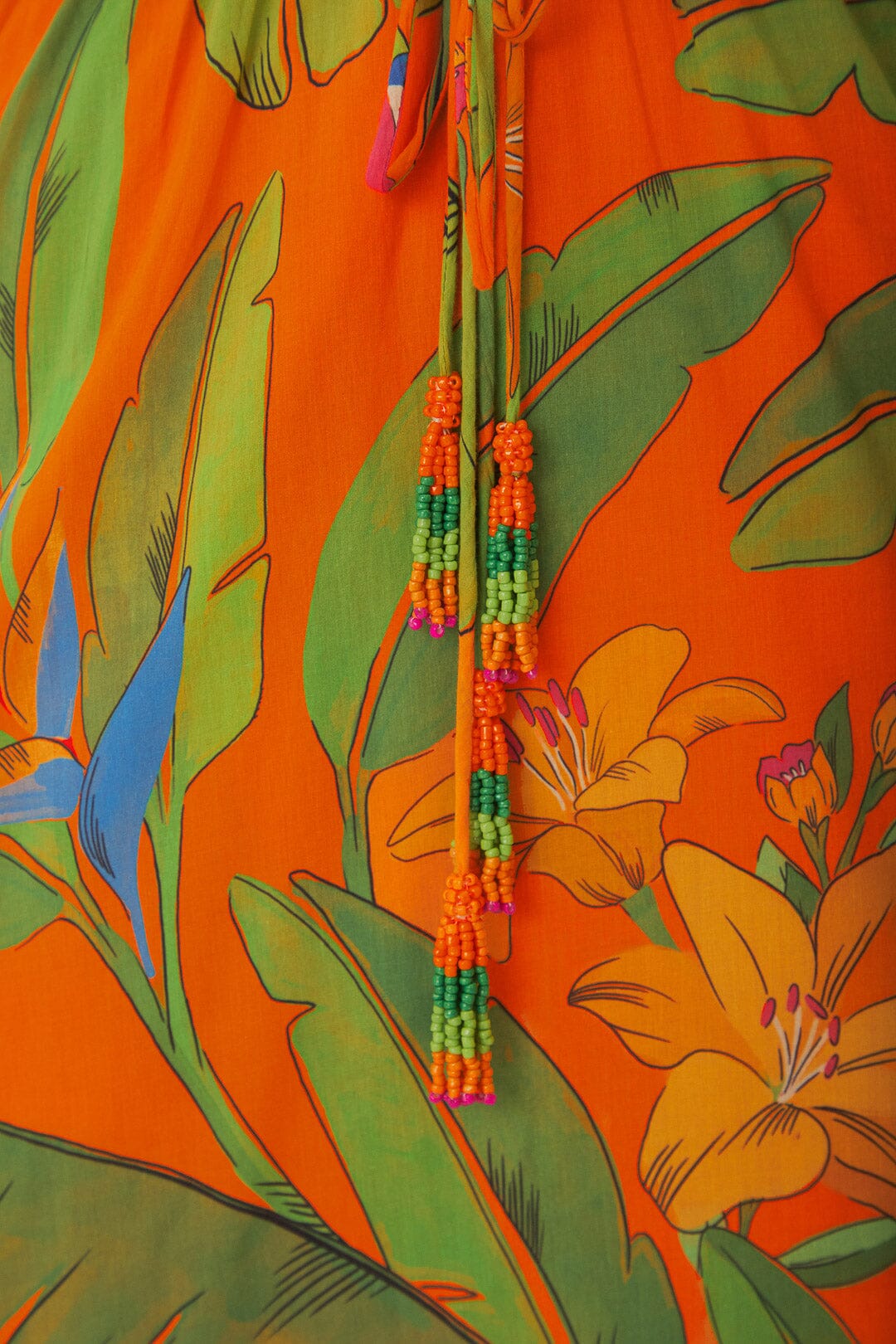 DJV_Fresh Macaws Orange Robes longues - Fresh Macaws Orange