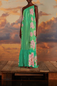 DJV_Floral Vibing Green Robes longues - Floral Vibing Green