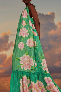 DJV_Floral Vibing Green Robes longues - Floral Vibing Green