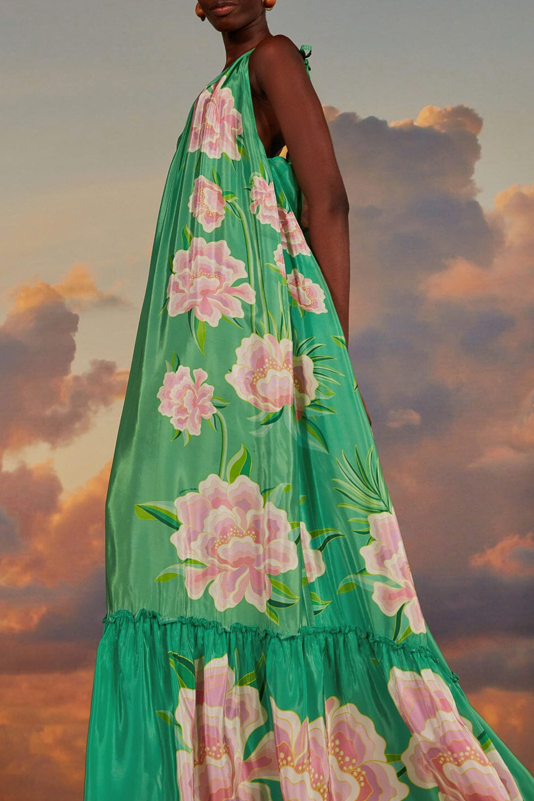 DJV_Floral Vibing Green Robes longues - Floral Vibing Green