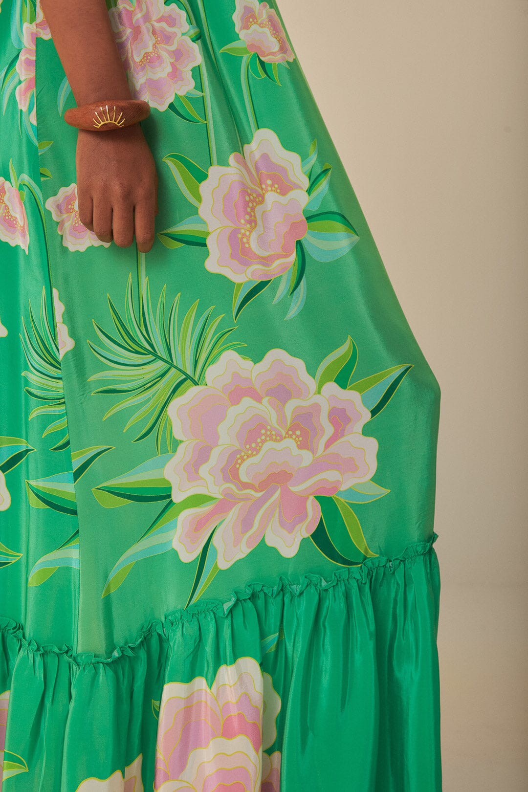 DJV_Floral Vibing Green Robes longues - Floral Vibing Green