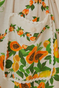 Papaya Salad Scarf Off White Robe longue - Papaya Salad Scarf Off White