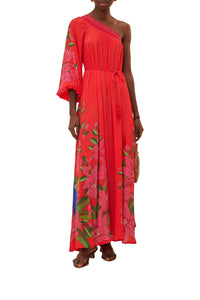 Robe longue Summer Foliage - Vert