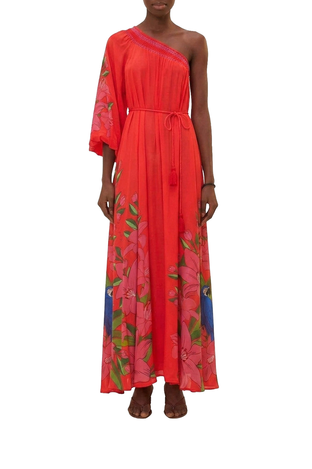 Robe longue Summer Foliage - Vert