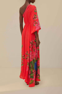 Robe longue Summer Foliage - Vert