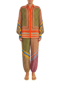 DJV_Cashew Scarf Mix Pantalons - Cashew Scarf Mix