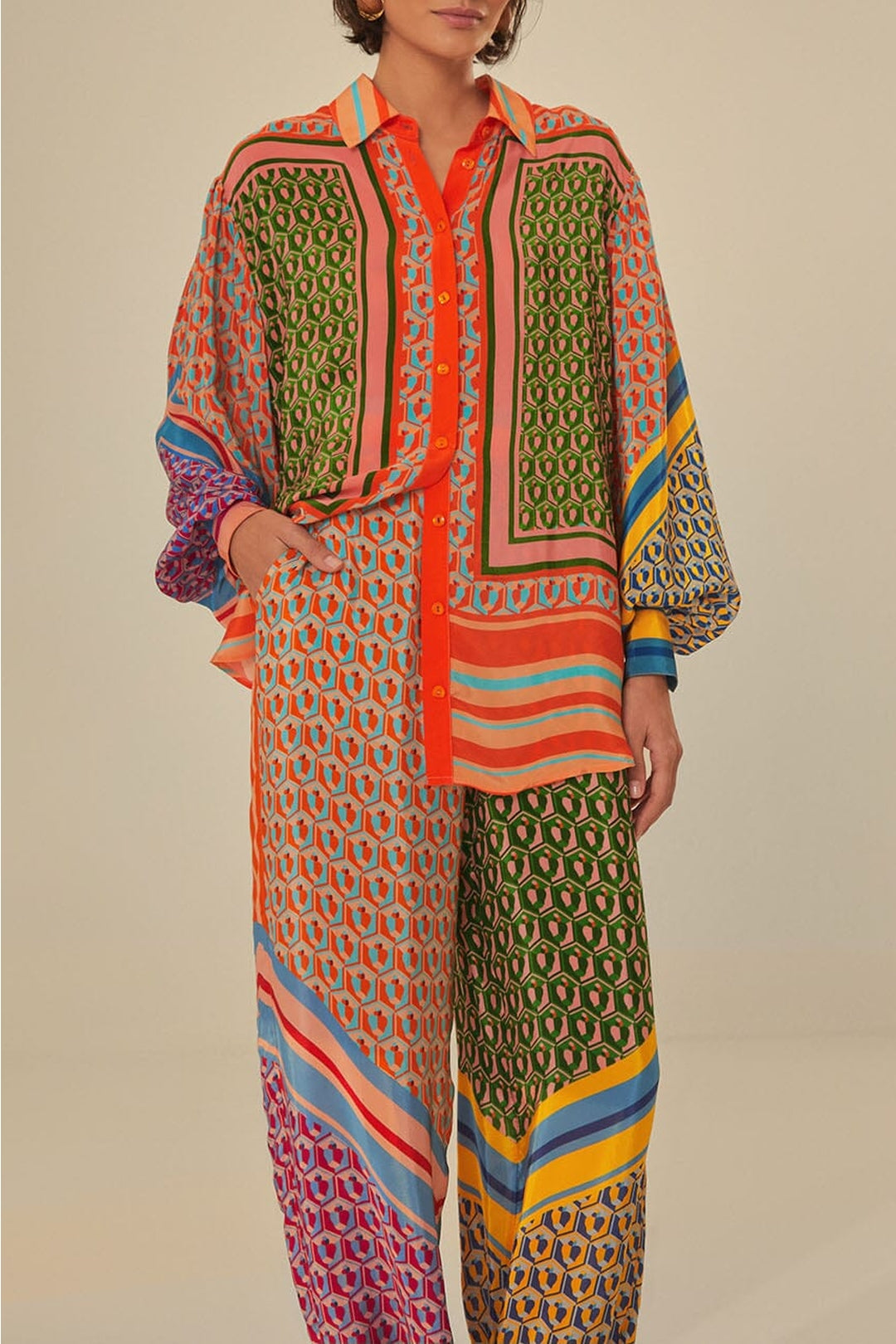 DJV_Cashew Scarf Mix Pantalons - Cashew Scarf Mix