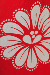 Robe midi Coquillage Ainika en lin - Rouge