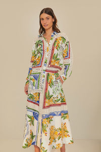 NEW_Tropical Destination Off White Jupes & Shorts - Tropical Destination Off White