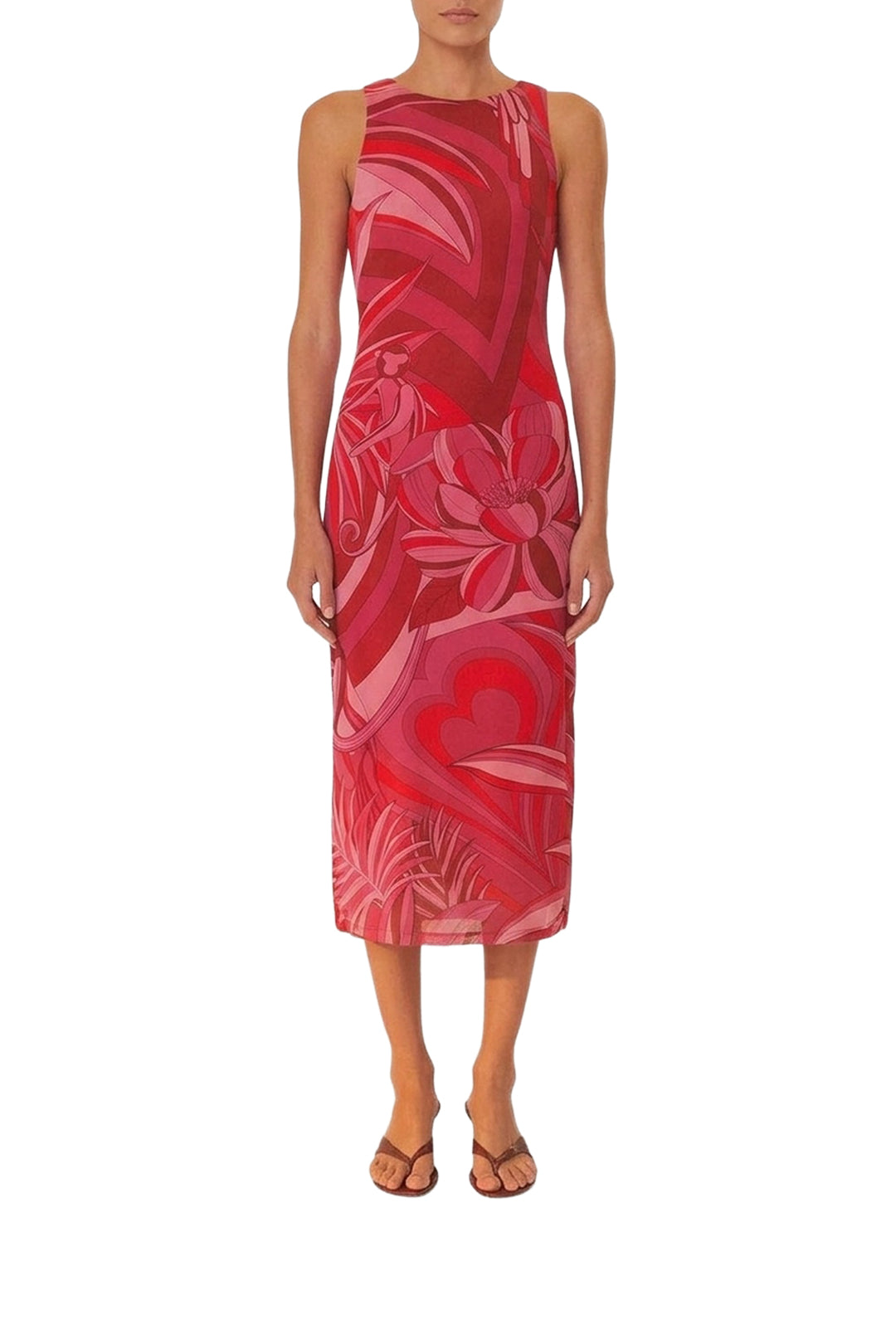 Robe midi Endless Summer - Rouge