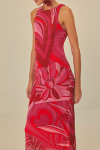 Robe midi Endless Summer - Rouge