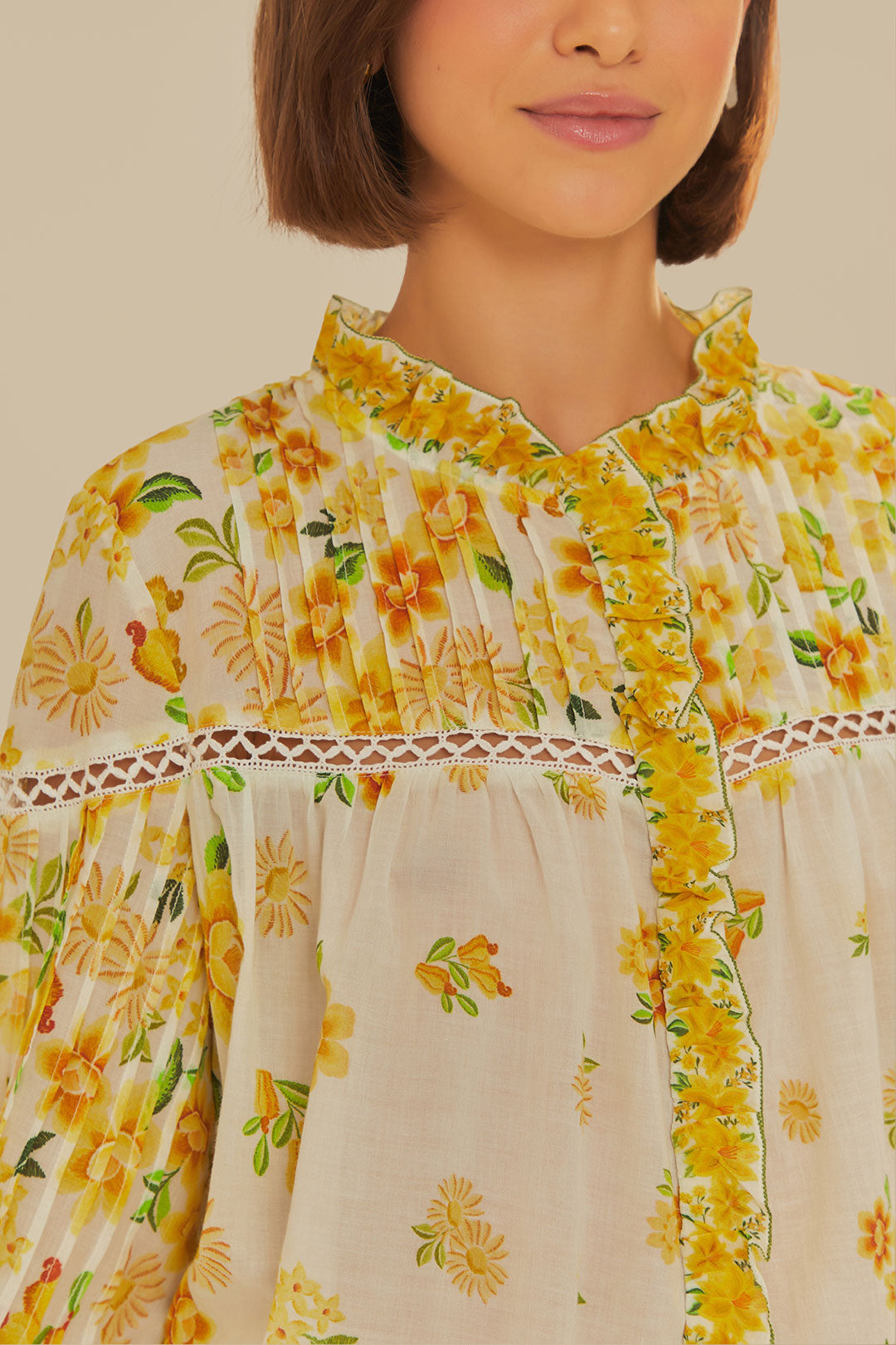 DJV_Azaleia Off White Chemises & Blouses - Azaleia Off White