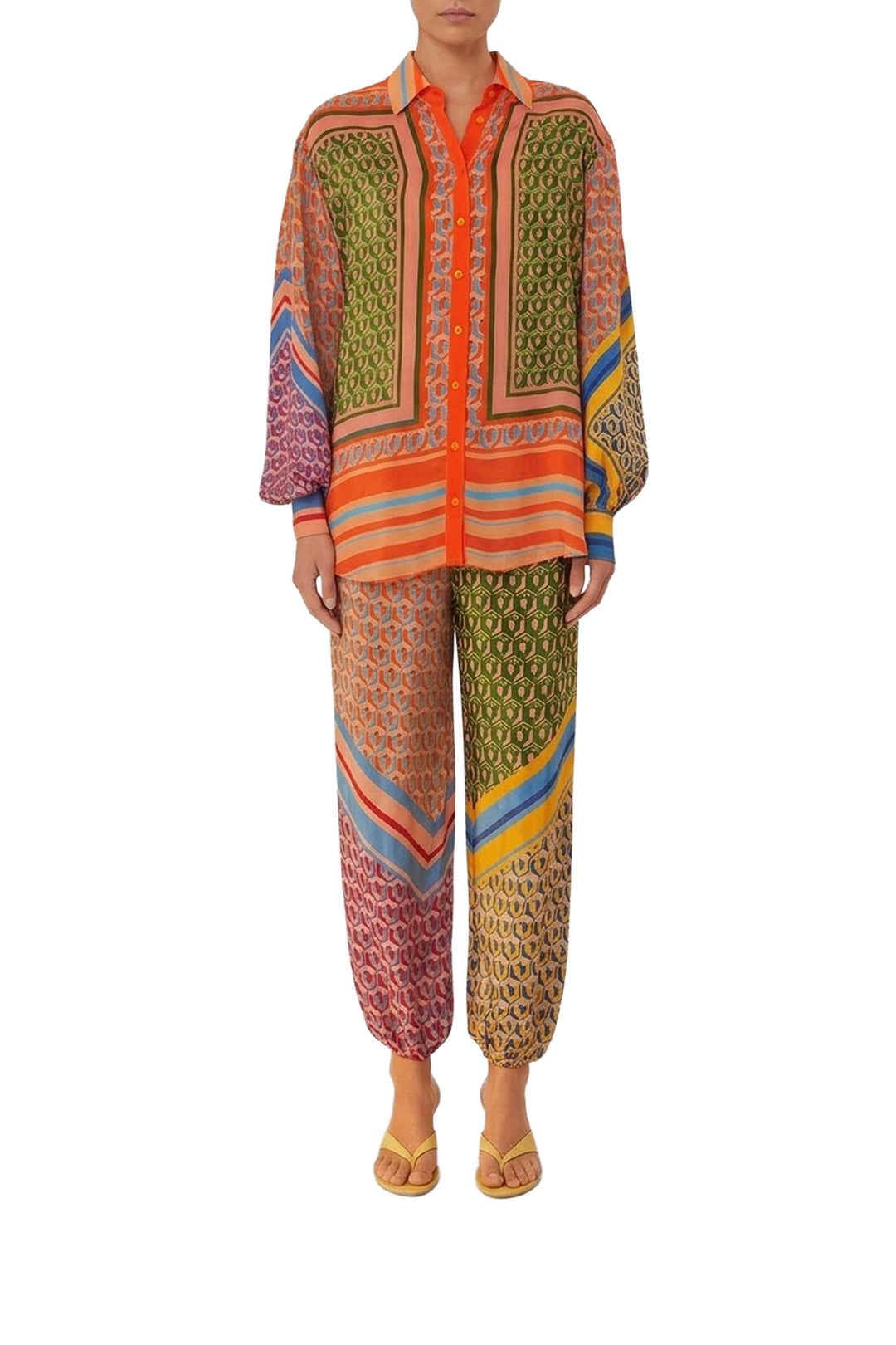 Chemise à manches longues Noix de cajou - Multicolore