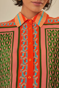 Chemise à manches longues Noix de cajou - Multicolore