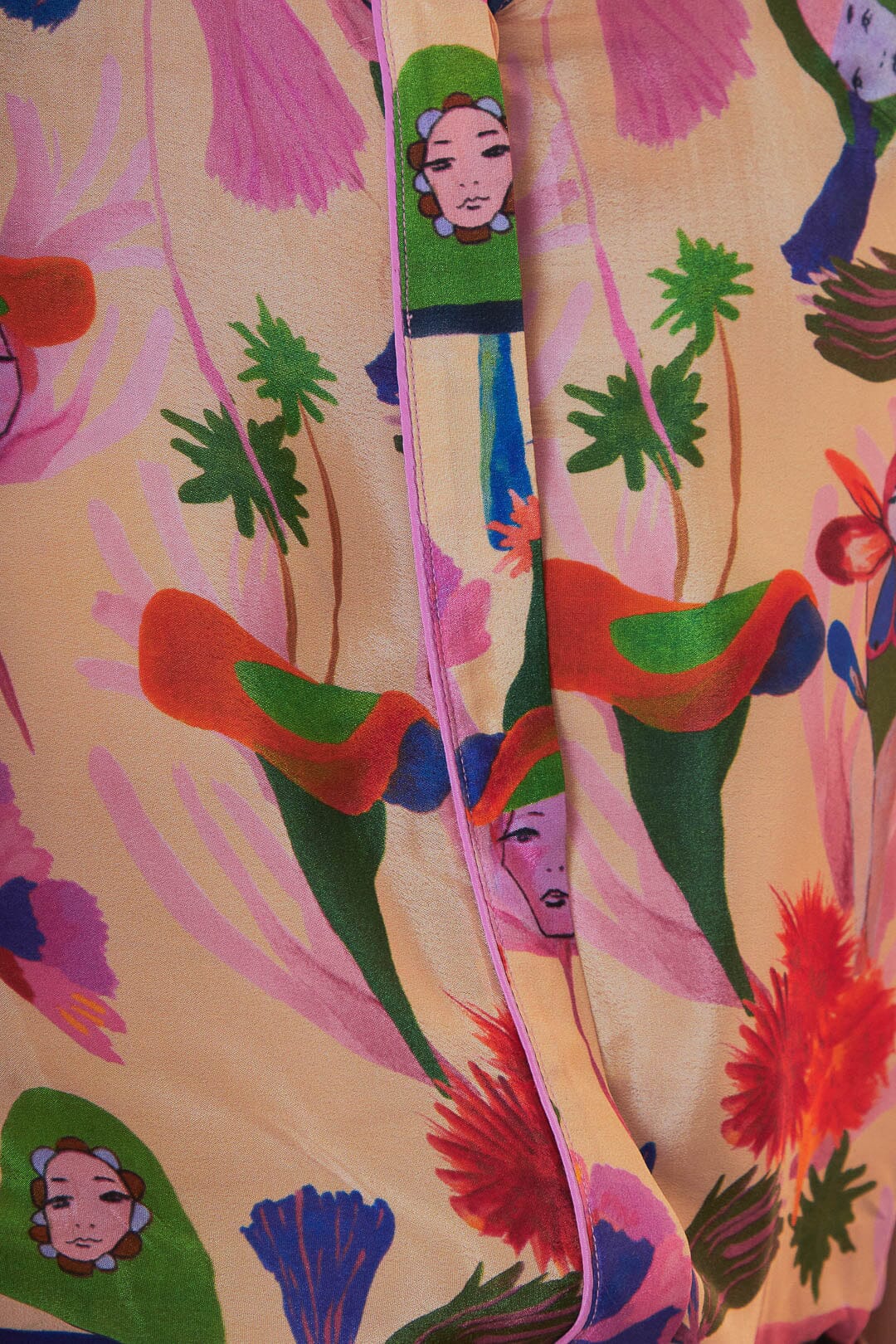 Robe courte Fairies Sand - Rose