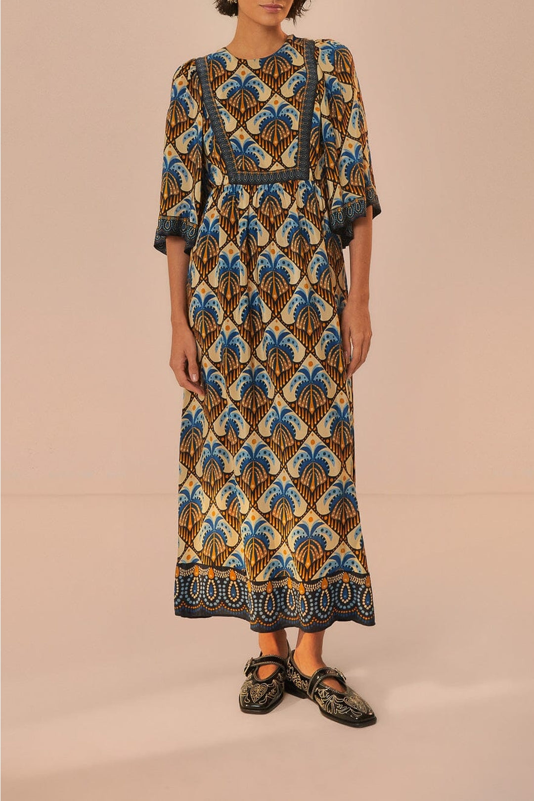 Cocopalm maxi dress - Blue