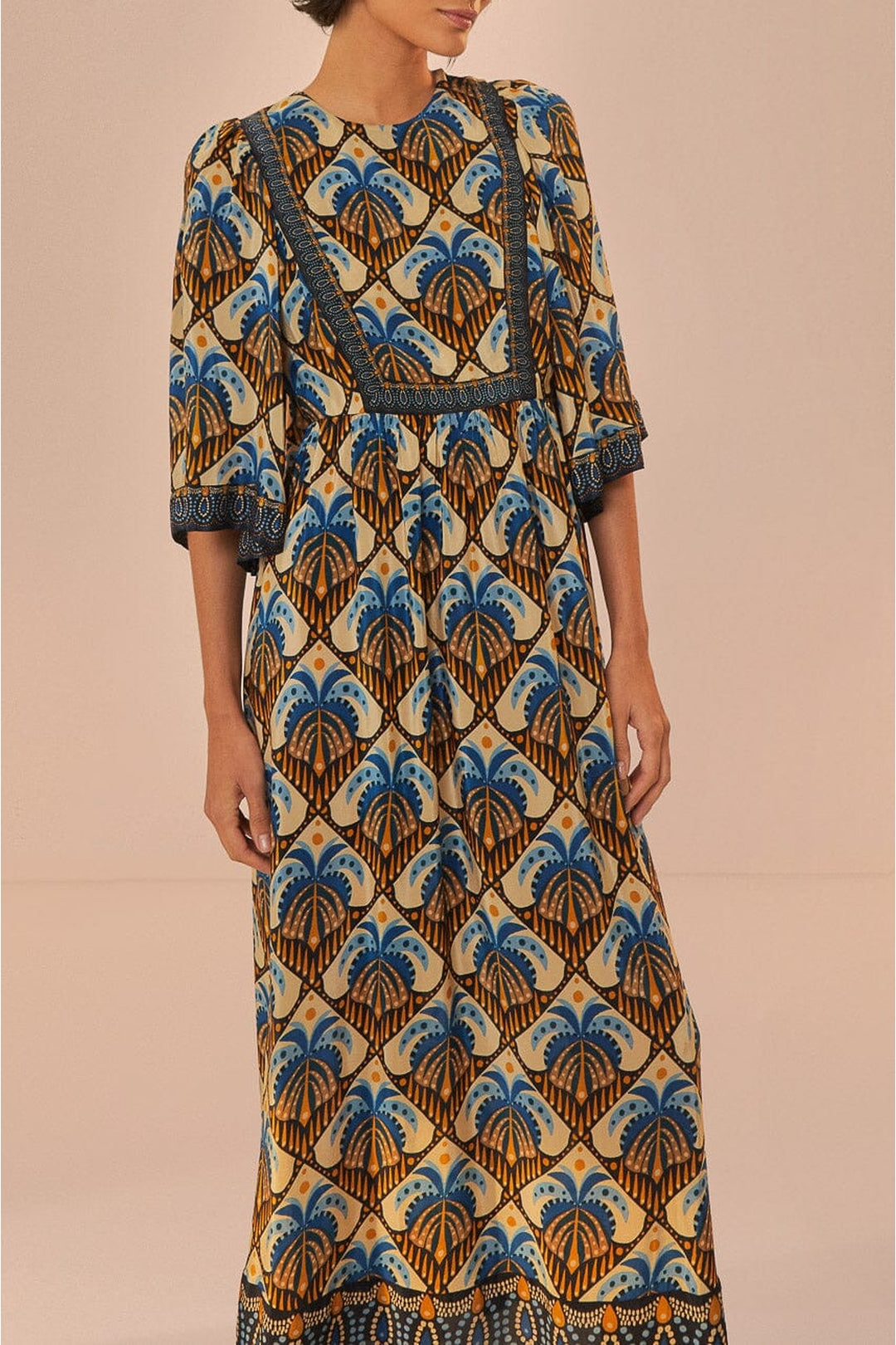 Cocopalm maxi dress - Blue