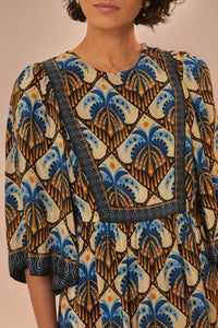 Cocopalm maxi dress - Blue