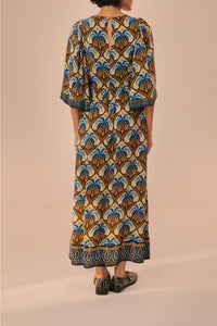 Cocopalm maxi dress - Blue