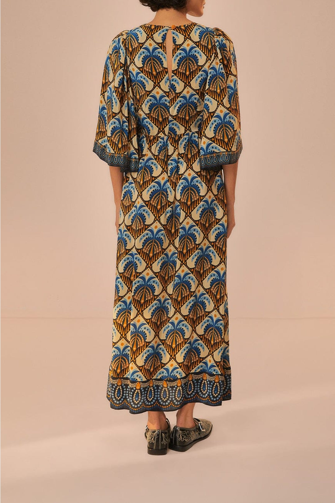 Cocopalm maxi dress - Blue