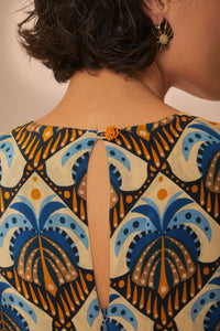 Cocopalm maxi dress - Blue