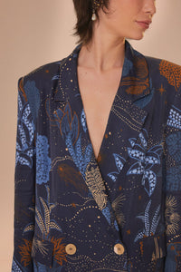 NEW_Night Jungle Navy Blue Vestes & Manteaux - Night Jungle Navy Blue
