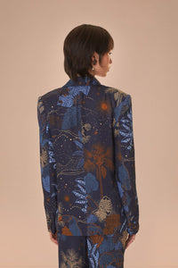 NEW_Night Jungle Navy Blue Vestes & Manteaux - Night Jungle Navy Blue