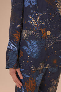 NEW_Night Jungle Navy Blue Vestes & Manteaux - Night Jungle Navy Blue