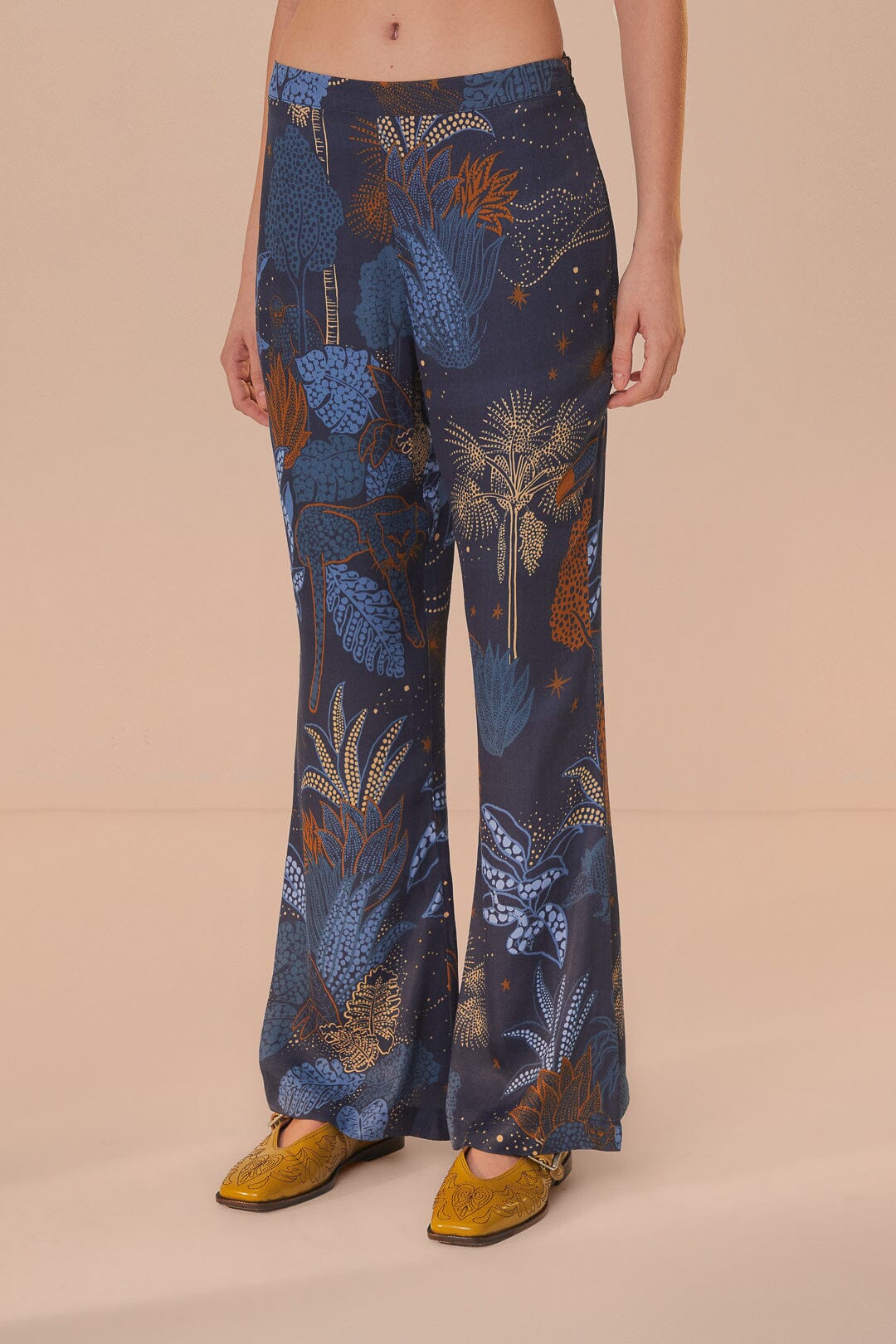 DJV_Night Jungle Navy Blue Pantalons - Night Jungle Navy Blue