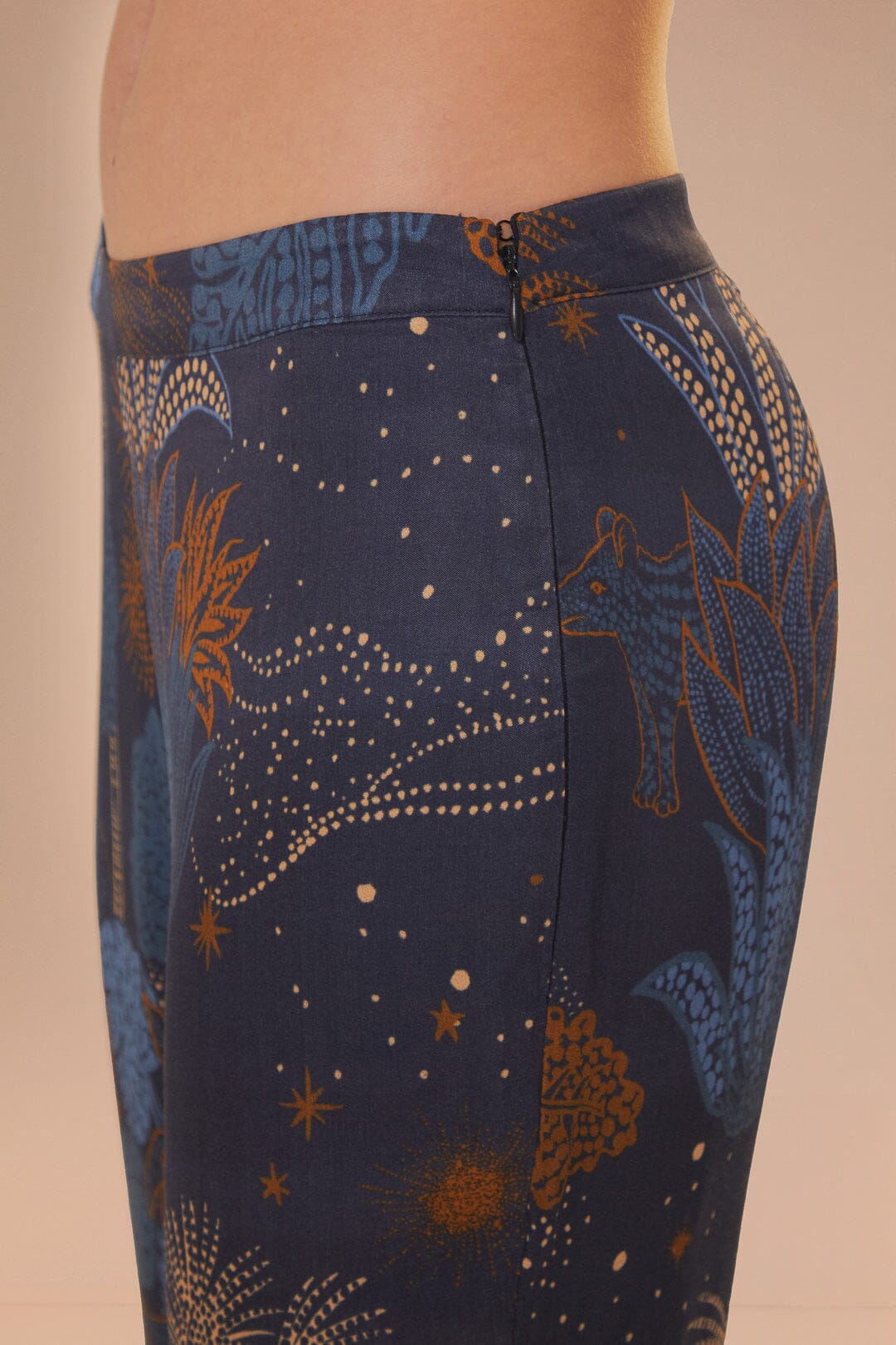 DJV_Night Jungle Navy Blue Pantalons - Night Jungle Navy Blue