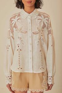 DJV_Off White Chemises & Blouses - Off White