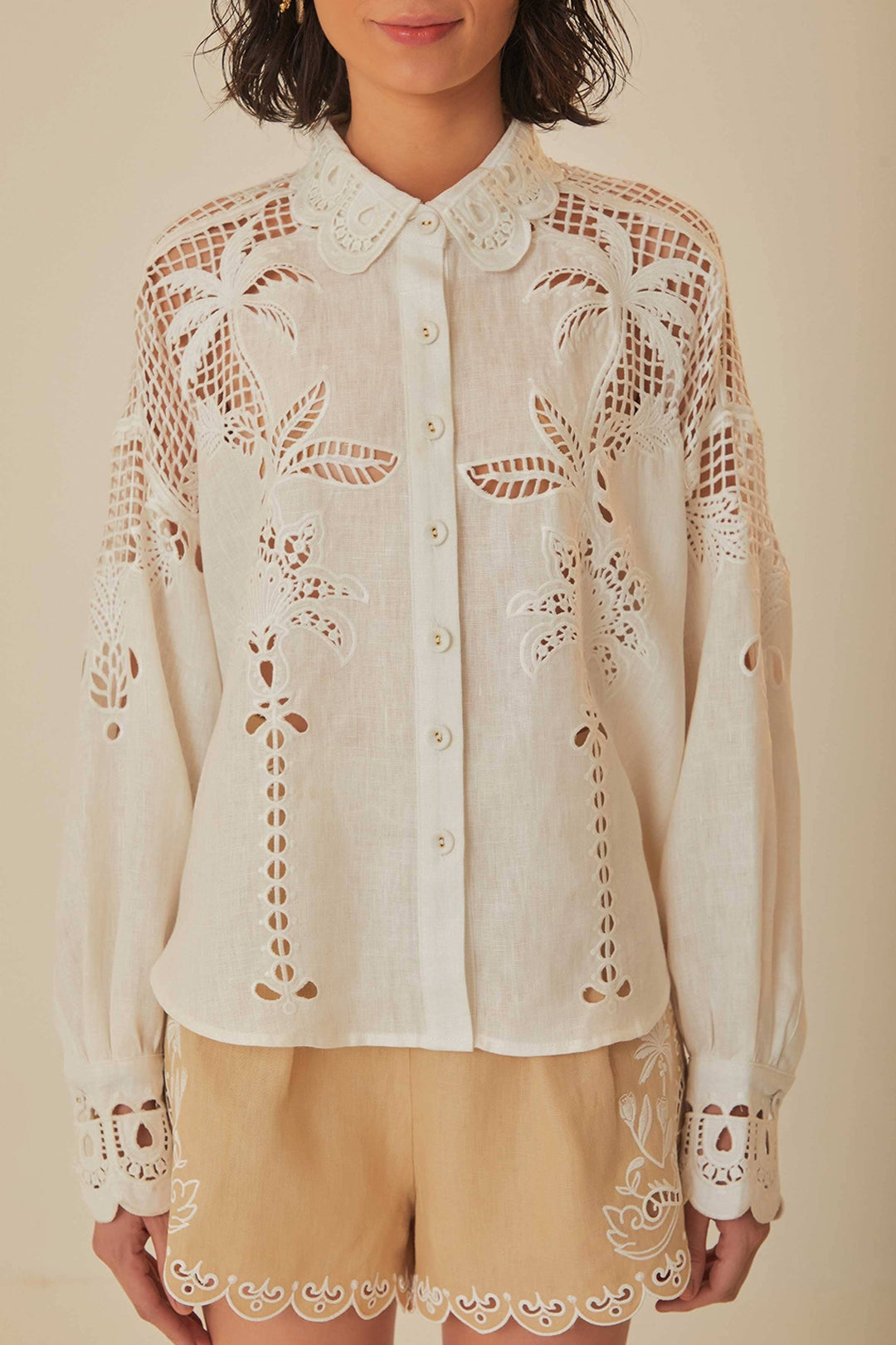DJV_Off White Chemises & Blouses - Off White