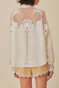 DJV_Off White Chemises & Blouses - Off White