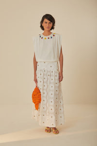 NEW_White Jupes & Shorts - White
