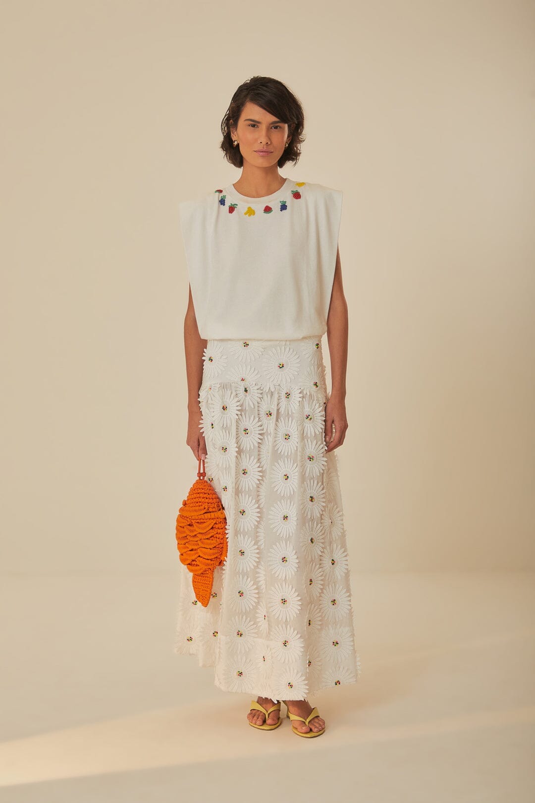 NEW_White Jupes & Shorts - White