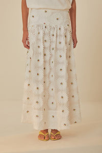 NEW_White Jupes & Shorts - White