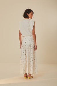 NEW_White Jupes & Shorts - White
