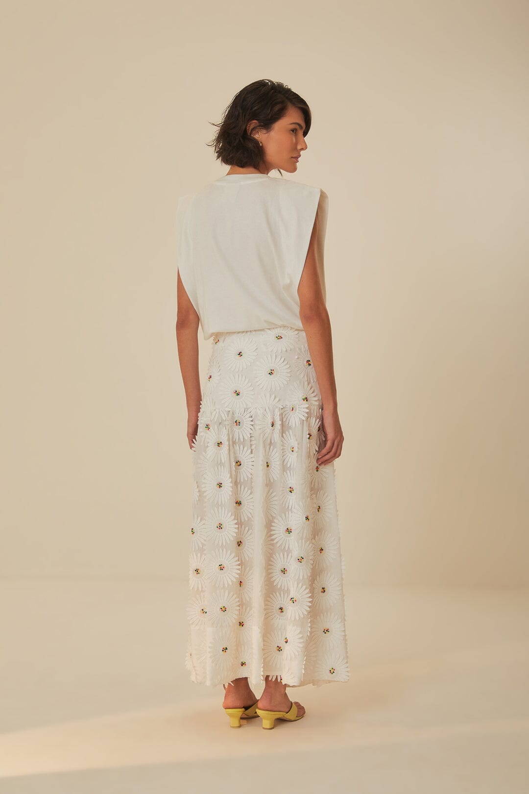 NEW_White Jupes & Shorts - White