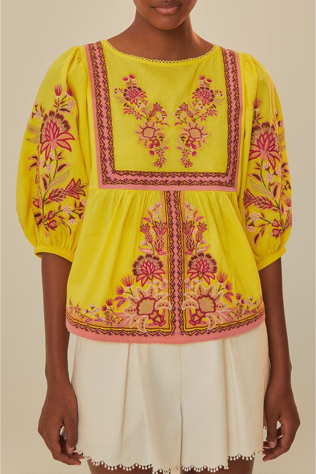 Garden Yellow Blouse - Garden Yellow