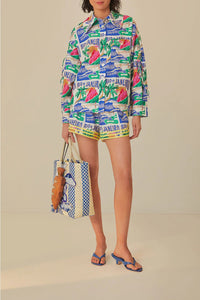 DJV_Carioca Posters Off White Jupes & Shorts - Carioca Posters Off White