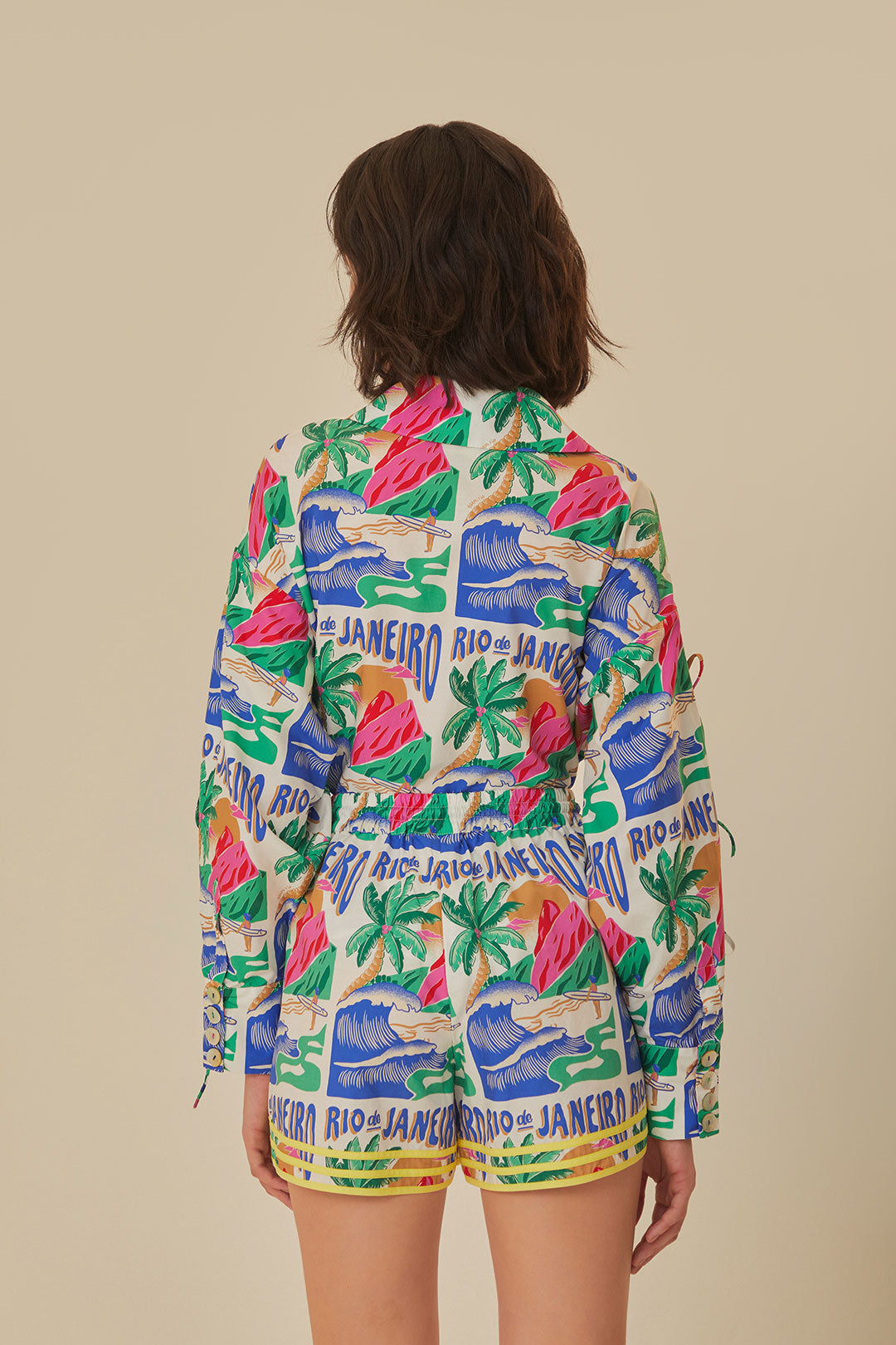 DJV_Carioca Posters Off White Jupes & Shorts - Carioca Posters Off White
