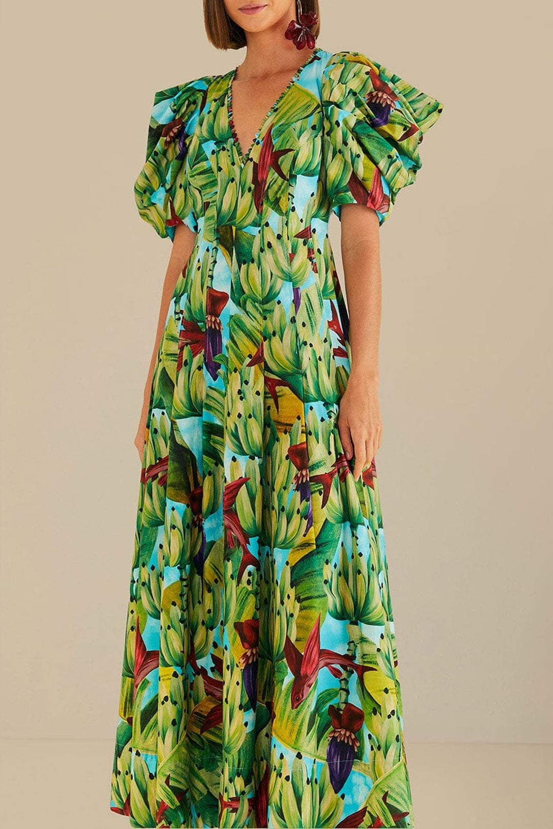 Robe longue Banana Pingo - Vert